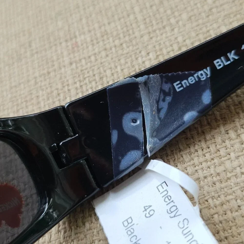 Nickelodeon Viacom Kids Toddler Sunglasses ENERGY Black 49[]16 120 NWT